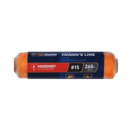 Mibro 18 in. x 260 ft. Tru Gaurd Nylon Twine, Orange 231529